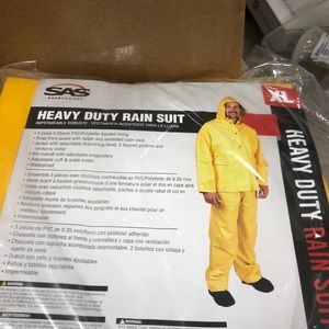 Heavy duty rain suit